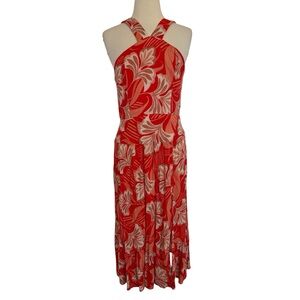 Band Of the free Women's Rayon Halter Midi Dress Size Large